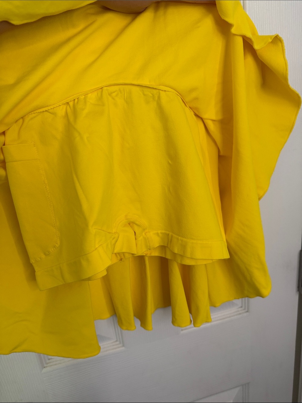 Unbranded Yellow Racerback Skater Dress - Picture 3 of 5